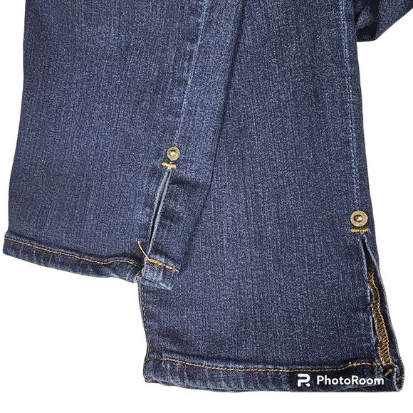 Frame Le High Slit Hem Skinny Jeans Wythe Women's Size 32 - Picture 7 of 11